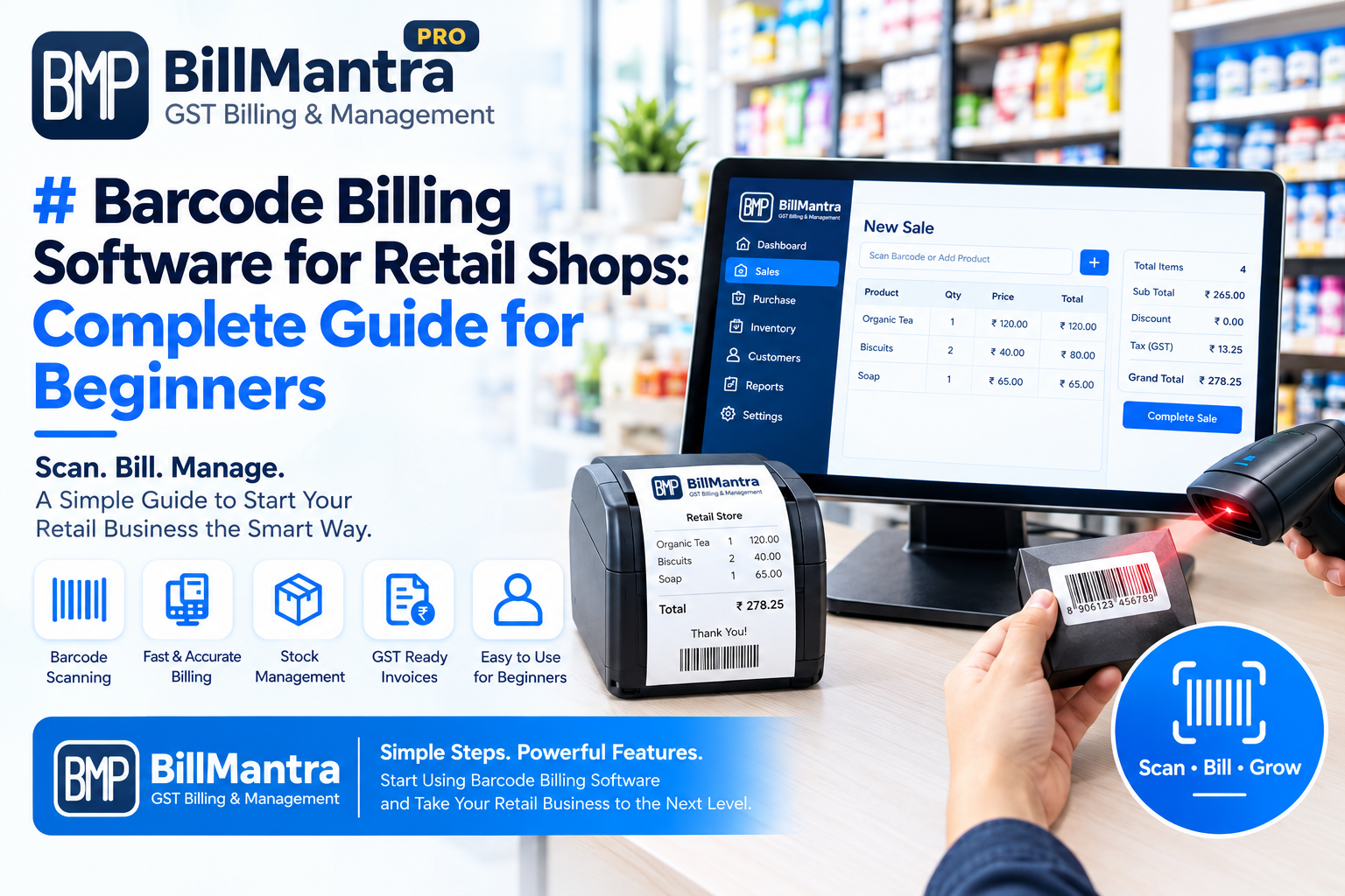 Barcode Billing Software for Retail Shops: Complete Guide for Beginners