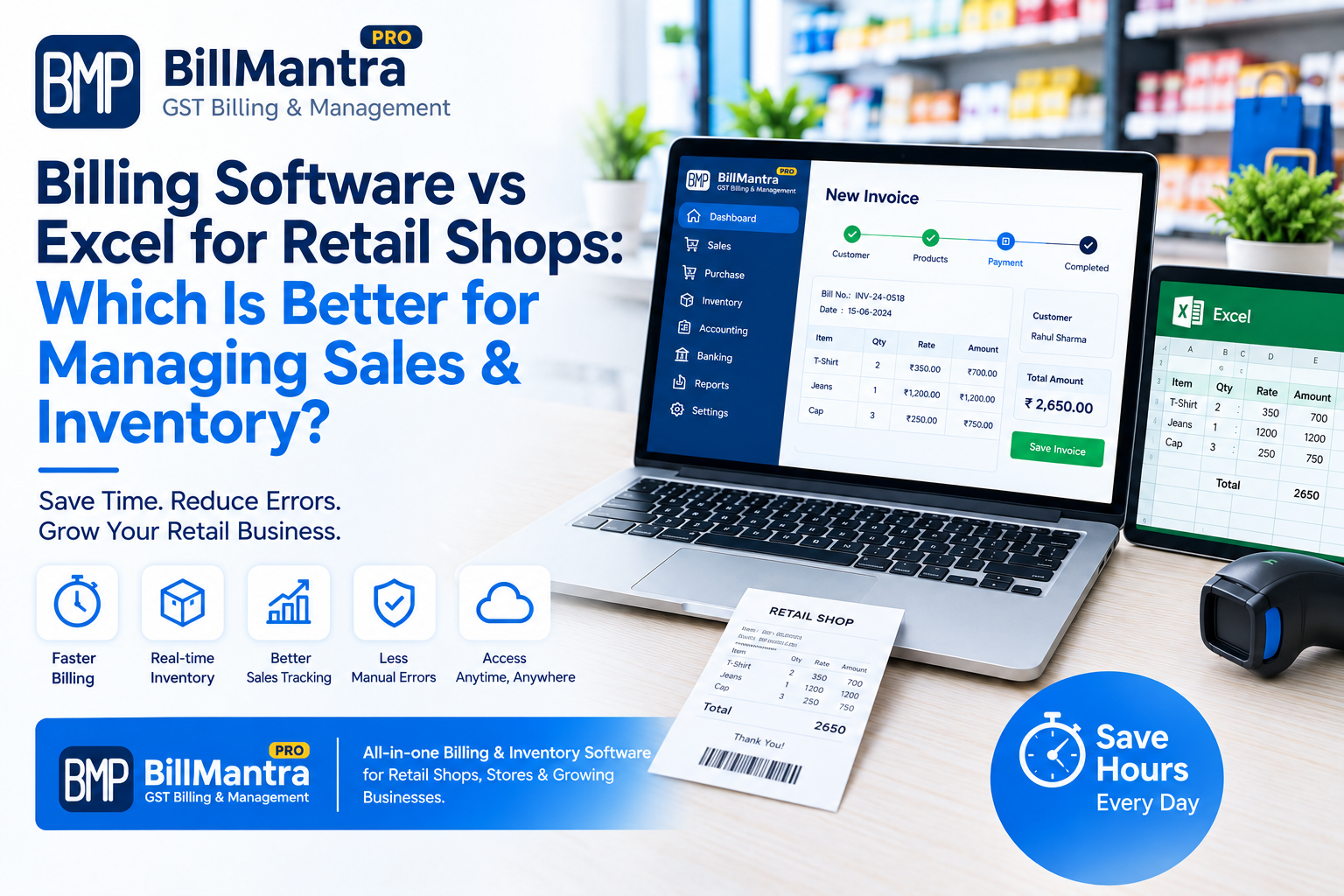 Billing Software vs Accounting Software: What Does Your Retail Business Need?